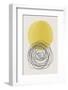 Yellow Watercolor Shapes Series #3-jay stanley-Framed Photographic Print