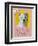 Yellow Westie-Cathy Cute-Framed Giclee Print