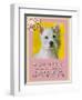 Yellow Westie-Cathy Cute-Framed Giclee Print