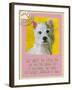 Yellow Westie-Cathy Cute-Framed Giclee Print