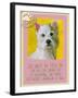 Yellow Westie-Cathy Cute-Framed Giclee Print