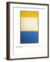 Yellow, White, Blue Over Yellow on Gray, 1954-Mark Rothko-Framed Giclee Print