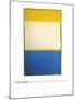 Yellow, White, Blue Over Yellow on Gray, 1954-Mark Rothko-Mounted Giclee Print