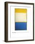 Yellow, White, Blue Over Yellow on Gray, 1954-Mark Rothko-Framed Giclee Print