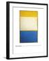 Yellow, White, Blue Over Yellow on Gray, 1954-Mark Rothko-Framed Giclee Print