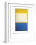 Yellow, White, Blue Over Yellow on Gray, 1954-Mark Rothko-Framed Giclee Print