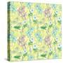 Yellow Wild Flowers Seamless Pattern-nad_o-Stretched Canvas