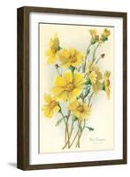 Yellow Wildflowers-null-Framed Art Print