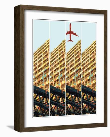 Yellow-HR-FM-Framed Art Print