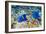 Yellowbar Angelfish-Georgette Douwma-Framed Photographic Print