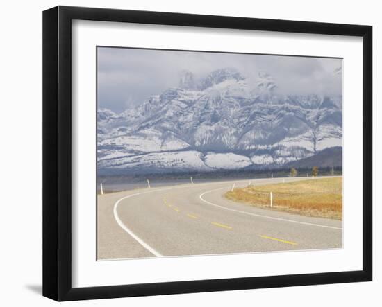 Yellowhead Highway, Jasper National Park, UNESCO World Heritage Site, Alberta, Canada-Jochen Schlenker-Framed Photographic Print