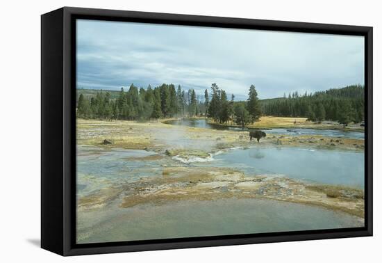 Yellowstone 03-Gordon Semmens-Framed Stretched Canvas