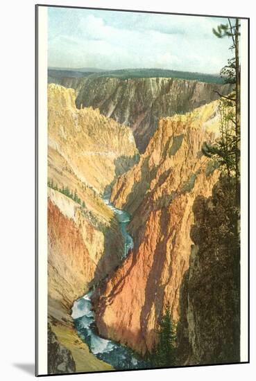 Yellowstone Canyon, Yellowstone National Park-null-Mounted Art Print