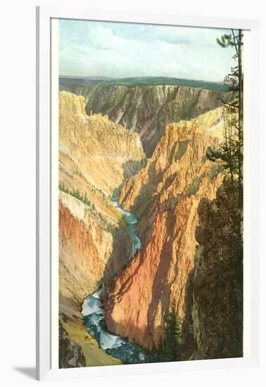 Yellowstone Canyon, Yellowstone National Park-null-Framed Art Print