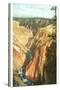 Yellowstone Canyon, Yellowstone National Park-null-Stretched Canvas