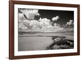 Yellowstone Creek and Clouds I-George Johnson-Framed Photographic Print