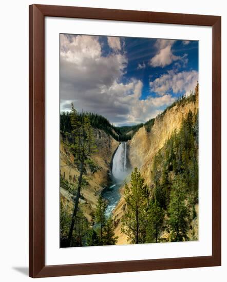 Yellowstone Falls-Ike Leahy-Framed Photographic Print