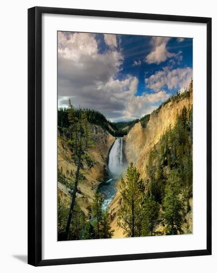 Yellowstone Falls-Ike Leahy-Framed Photographic Print