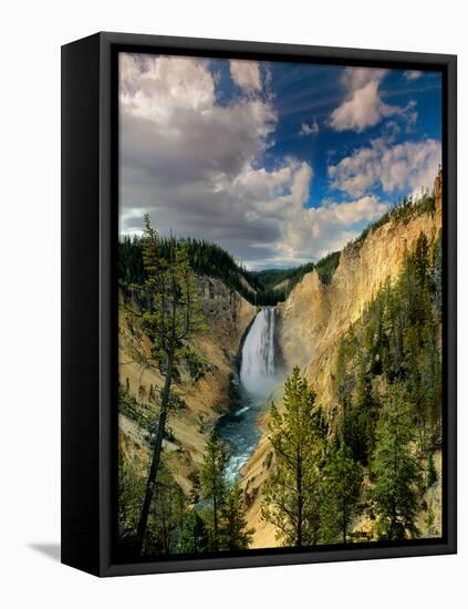 Yellowstone Falls-Ike Leahy-Framed Stretched Canvas