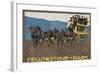 Yellowstone Horse-Drawn Charabanc-null-Framed Art Print