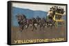 Yellowstone Horse-Drawn Charabanc-null-Framed Stretched Canvas