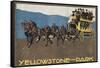 Yellowstone Horse-Drawn Charabanc-null-Framed Stretched Canvas