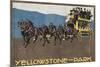 Yellowstone Horse-Drawn Charabanc-null-Mounted Art Print