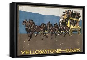 Yellowstone Horse-Drawn Charabanc-null-Framed Stretched Canvas