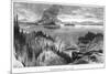 Yellowstone Lake, 19th Century-null-Mounted Giclee Print