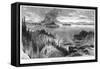 Yellowstone Lake, 19th Century-null-Framed Stretched Canvas