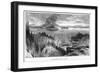 Yellowstone Lake, 19th Century-null-Framed Giclee Print