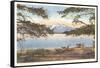 Yellowstone Lake and Colter Peak-null-Framed Stretched Canvas