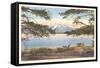 Yellowstone Lake and Colter Peak-null-Framed Stretched Canvas