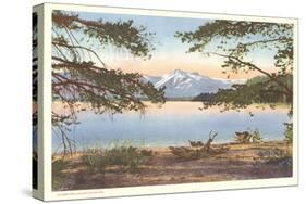 Yellowstone Lake and Colter Peak-null-Stretched Canvas