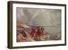 Yellowstone Lake, c.1875-Louis Prang-Framed Giclee Print