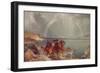 Yellowstone Lake, c.1875-Louis Prang-Framed Giclee Print