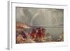 Yellowstone Lake, c.1875-Louis Prang-Framed Giclee Print