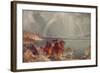 Yellowstone Lake, c.1875-Louis Prang-Framed Giclee Print