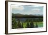 Yellowstone Nat'l Park, Wyoming - Sleeping Giant Scene-Lantern Press-Framed Art Print