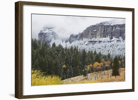 Yellowstone National Park, Autumn Frost-Ken Archer-Framed Photographic Print