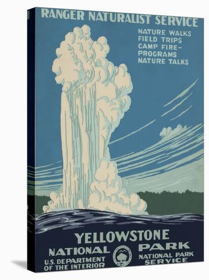 Yellowstone National Park, c.1938-null-Stretched Canvas
