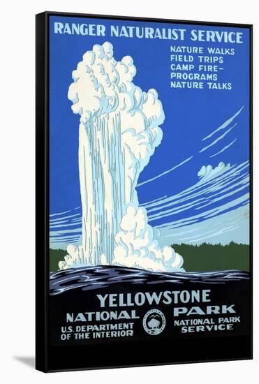 Yellowstone National Park, Ranger Naturalist Service-null-Framed Stretched Canvas