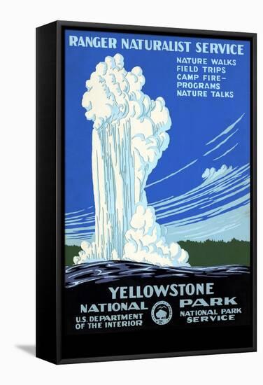 Yellowstone National Park, Ranger Naturalist Service-null-Framed Stretched Canvas