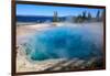 Yellowstone National Park, West Thumb Geysers, Lake Yellowstone.-Jolly Sienda-Framed Photographic Print