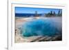 Yellowstone National Park, West Thumb Geysers, Lake Yellowstone.-Jolly Sienda-Framed Photographic Print