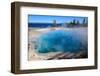 Yellowstone National Park, West Thumb Geysers, Lake Yellowstone.-Jolly Sienda-Framed Photographic Print