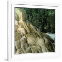 Yellowstone National Park (Wyoming, United States), "Cleopatra Terrace"-Leon, Levy et Fils-Framed Photographic Print