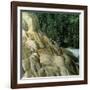 Yellowstone National Park (Wyoming, United States), "Cleopatra Terrace"-Leon, Levy et Fils-Framed Photographic Print