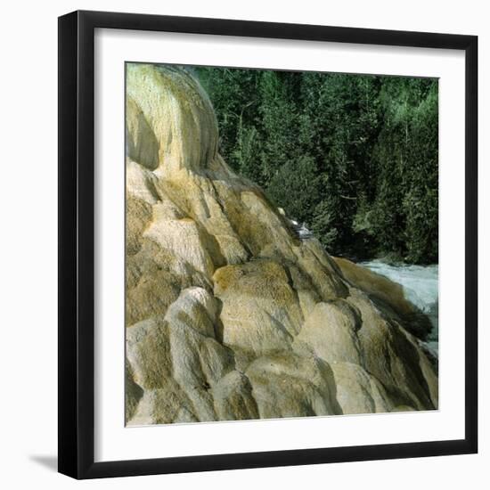 Yellowstone National Park (Wyoming, United States), "Cleopatra Terrace"-Leon, Levy et Fils-Framed Photographic Print