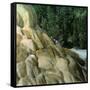 Yellowstone National Park (Wyoming, United States), "Cleopatra Terrace"-Leon, Levy et Fils-Framed Stretched Canvas